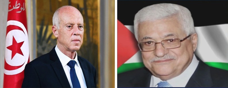 الرئيس عباس يبعث برقية تضامن إلى نظيره التونسي جراء الحرائق الناجمة عن موجة الحر