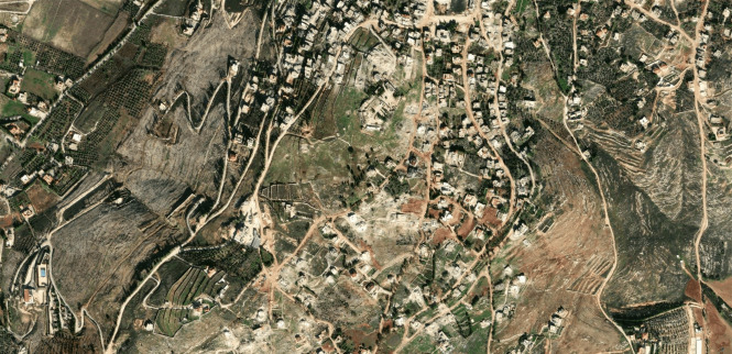 صور فضائية تكشف "محو قرى" بأكملها في جنوب لبنان