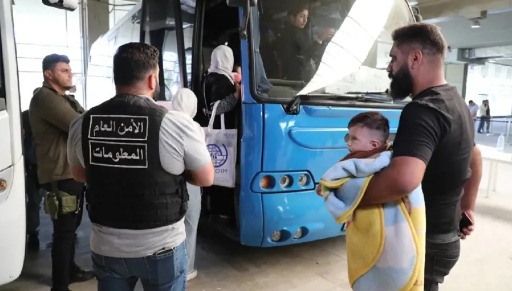 الأمن العام ينظم المرحلة الـ17 من خطة عودة النازحين السوريين