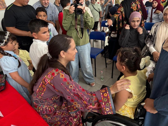 السفيرة ابو عمارة تلتقي مع عائلات الجرحى والمرضى المُجلين في مدينة بادوفا الإيطالية