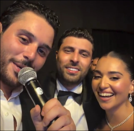 بالفيديو - الوليد الحلاني ينقذ ليلة العروسين بعد الأمطار ويحوّلها إلى احتفال صاخب