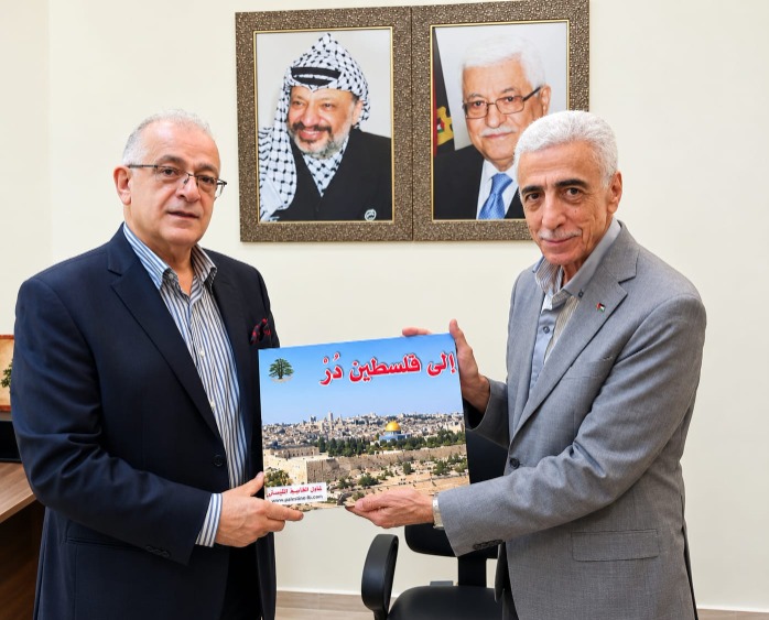 مؤسس حملة "الى فلسطين در " يزور سفارة فلسطين.. بحث سبل تعزيز التعاون لإبقاء القضية الفلسطينية في واجهة الأحداث