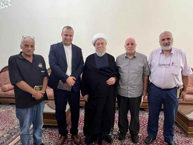 المفتي عسيران يستقبل وفداً من حركة "فتح" ومؤسسة محمود عباس