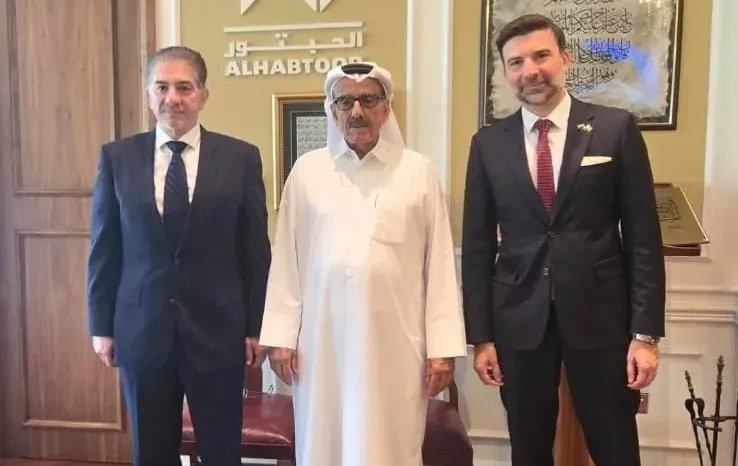 رئيس "إيدال" بحث مع الحبتور تعزيز العلاقات الاقتصادية والاستثمارية