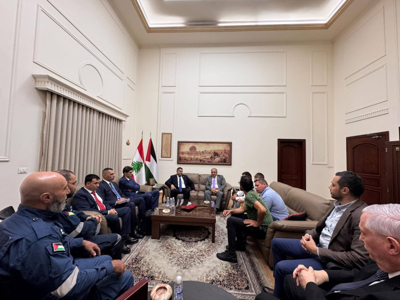 السفير الاسعد واللواء ثوابتة يلتقيان وفداً من المنظمات البولندية للمساعدات الانسانية