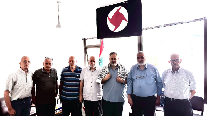 وفد حركة "فتح" يزور مقر الحزب السوري القومي الاجتماعي في صيدا ويبحث معه المستجدات السياسية والوطنية