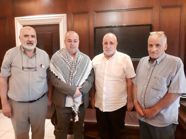 اللواء ماهر شبايطة يزور عضو مجلس بلدية صيدا عامر معطي ويبحث معه عدداً من القضايا الصحية والبيئية والخدماتية