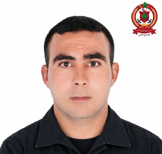 المديرية العامة للدفاع المدني تنعى العنصر طالب يوسف شويخ