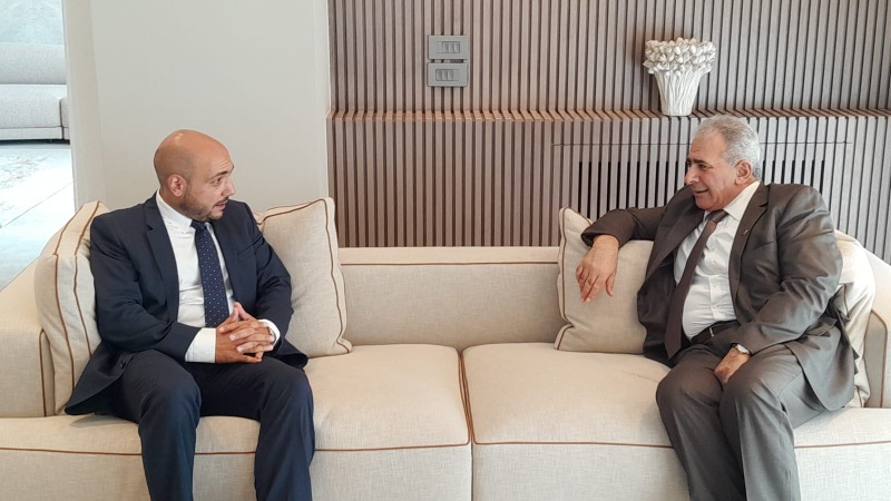 فطور صيداوي على شرف السفير الفلسطيني الدكتور محمد الأسعد في دارة عمر مرجان