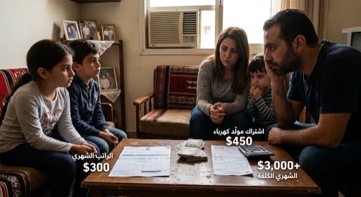 الأسرة اللبنانية… بين راتب يبدأ من 300 دولار وكلفة شهرية تفوق الـ3 آلاف دولار