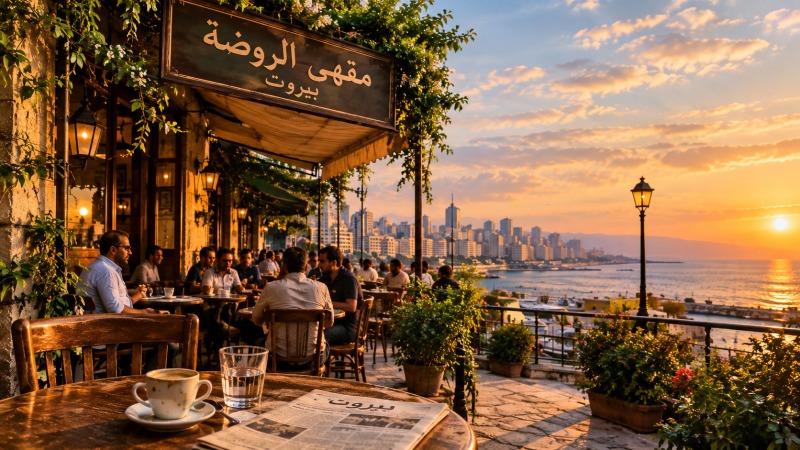 المقاهي القديمة في بيروت... ذاكرة العاصمة التي قاومت الحروب والأزمات