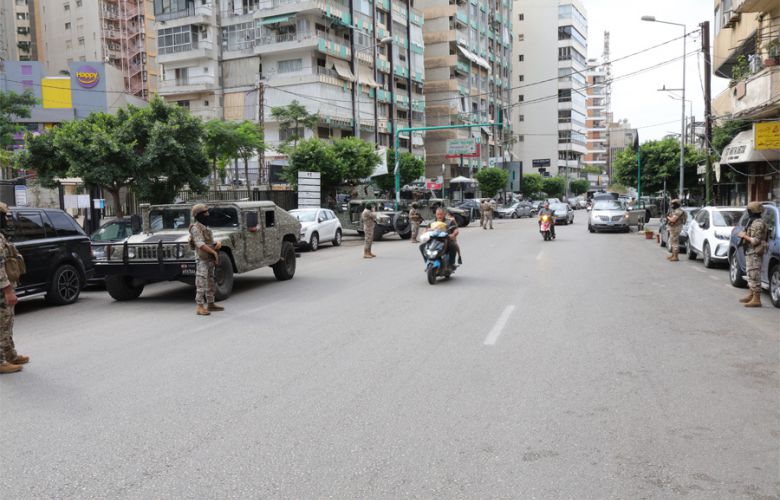 الجيش ينفّذ تدابير لحفظ الأمن في مدينة بيروت والضاحية الجنوبية