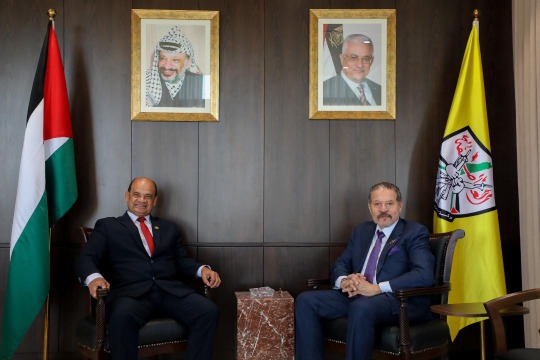 ياسر عباس يبحث مع سفير نيكاراغوا سبل تعزيز العلاقات الثنائية والتعاون المشترك
