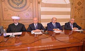 اجتماع للنواب السنة في دار الفتوى بدعوة من المفتي دريان وتأكيد ان سِيَاسَةَ الأَرضِ المَحرُوقَة وَالعِقَابِ الجَمَاعِيّ تَستَحِقُّ إِدَانَةَ المُجتَمَعِ الإِنسَانِيِّ