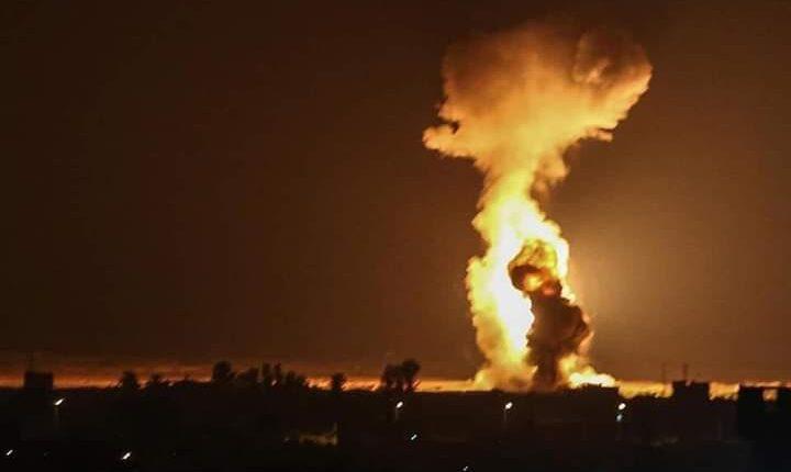 بالفيديو.. 12 شهيدا جراء قصف الاحتلال مقهى في خانيونس