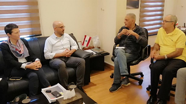 الوزير ياسين ومديرة مكتب الأمم المتحدة للشؤون الإنسانية إطلعا من رئيس بلدية صيدا وتجمع المؤسسات على خطط الطوارىء