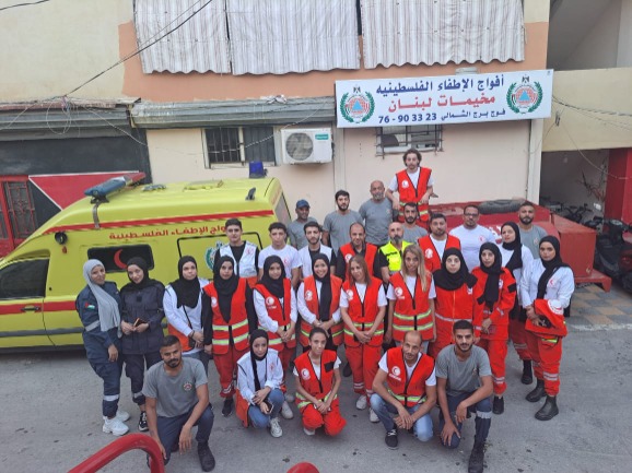 وحدة الاسعاف والطوارئ تبدأ بتدريبات الاسعافات الاولية بكافة مخيمات لبنان.
