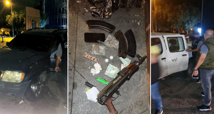 توقيف شخص أثناء محاولته القيام بعملية نشل ... وضبط رشاش حربي