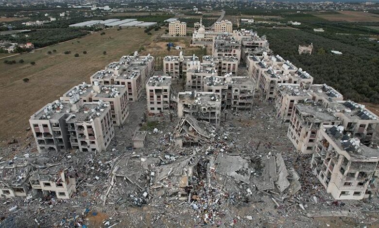 أضرار جسيمة بمجمع "أبراج" في غزة شيدته دولة خارجية