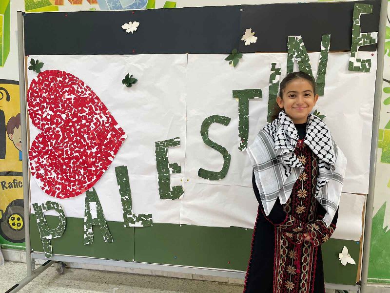 فلسطين والتضامن معها .. نشاط يومي في مدارس صيدا