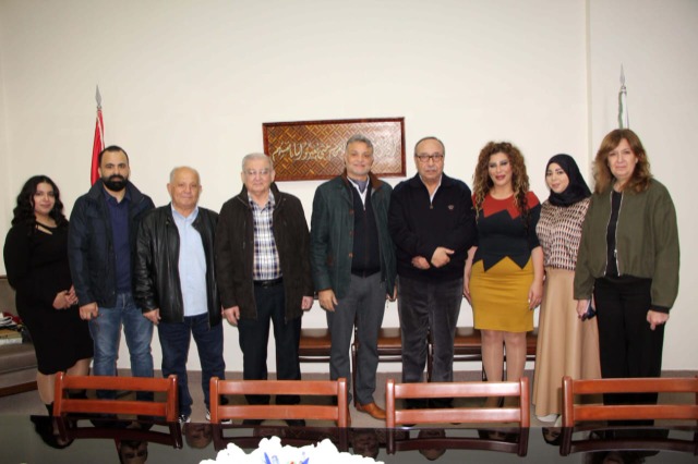 د. حامد أبو ظهر زار ووفد من جمعية "أعمالنا" "مستشفى دار السلام للمسنين"