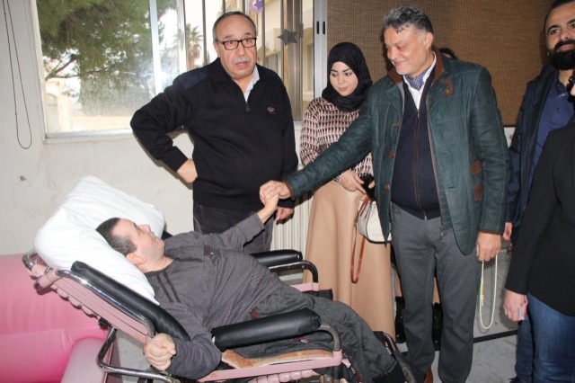 د. حامد أبو ظهر زار ووفد من جمعية "أعمالنا" "مستشفى دار السلام للمسنين"