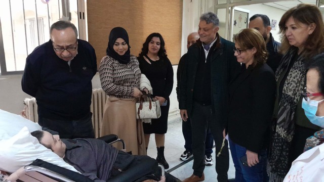 د. حامد أبو ظهر زار ووفد من جمعية "أعمالنا" "مستشفى دار السلام للمسنين"