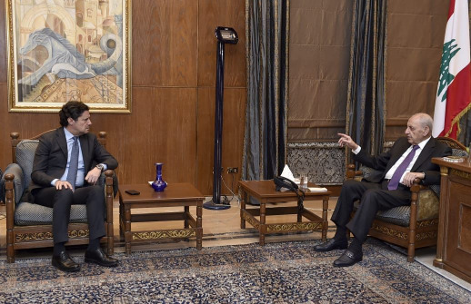 الرئيس بري يناقش زيارة هوكستاين مع بو صعب ويلتقي عددًا من الوزراء