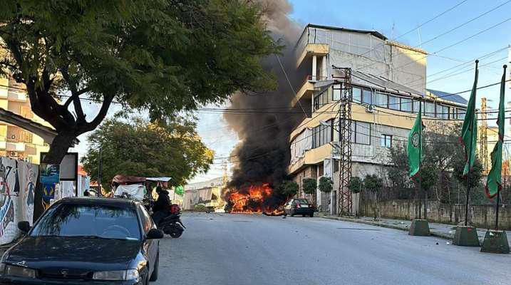 نجاة قيادي من غارة للاحتلال الإسرائيلي في النبطية!