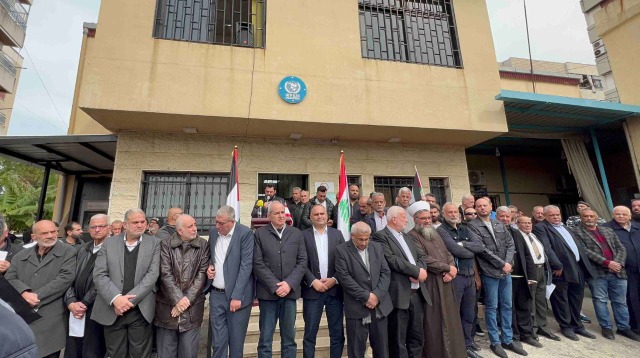 اعتصام أمام مكتب الأونروا في صيدا تحت شعار: "معاً لحماية ولاية الأونروا واستمرار تمويلها"