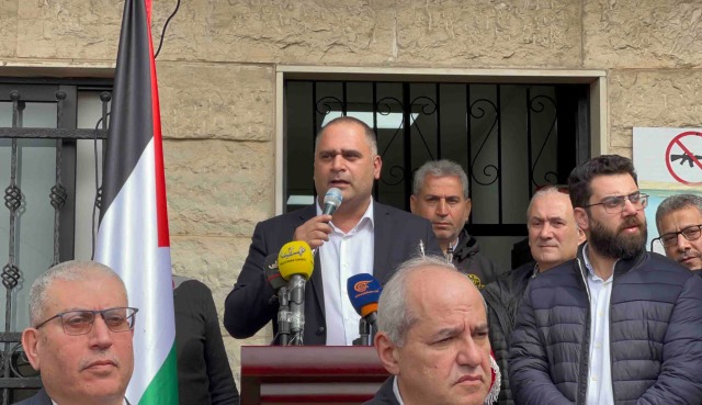 اعتصام أمام مكتب الأونروا في صيدا تحت شعار: "معاً لحماية ولاية الأونروا واستمرار تمويلها"