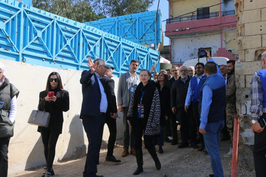 لجنة الشؤون الخارجية والمغتربين النيابية اللبنانية تزور مخيم عين الحلوة