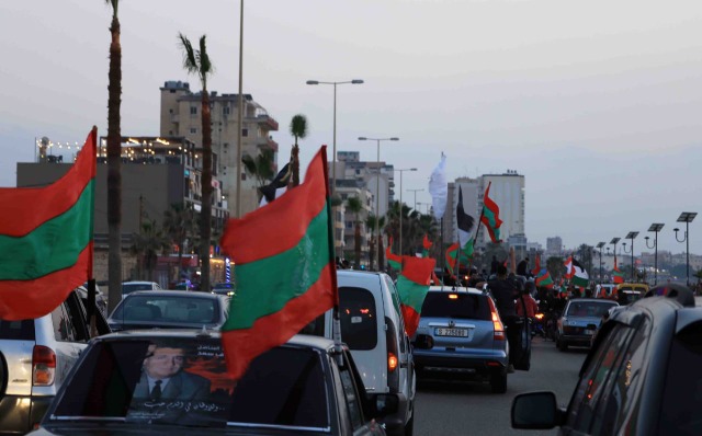 مسيرة سيارات في صيدا في الذكرى 49 لاستشهاد المناضل معروف سعد