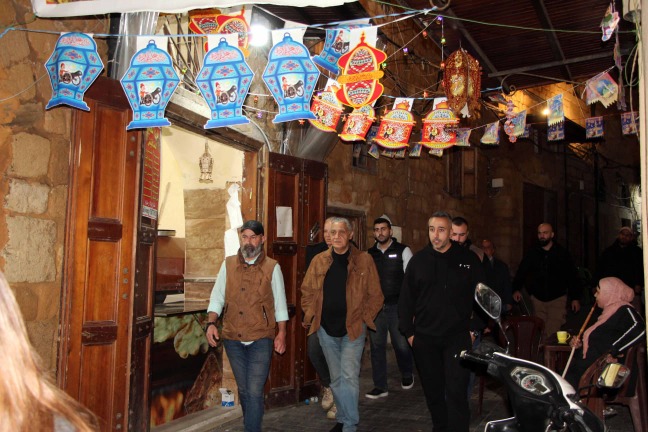 موسم "صيدا مدينة رمضانية"  انطلق بإفتتاح أسواق خان الإفرنج ولوحة المولوية