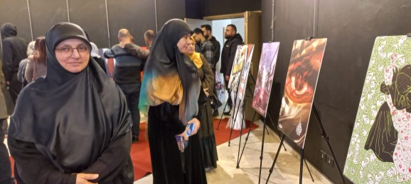بالصور: معرض "طوفان الفن" في صيدا برعاية المستشارية الثقافية الإيرانية