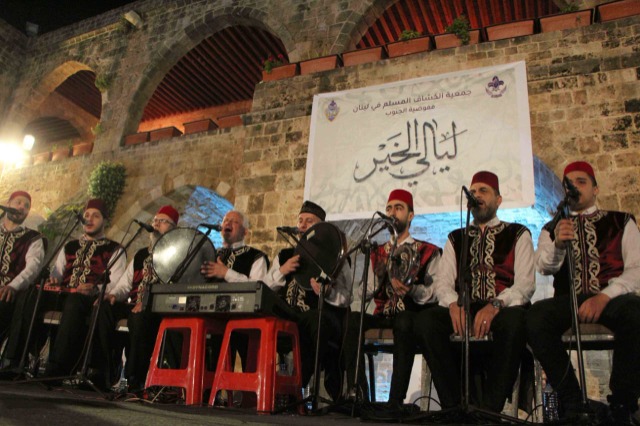 أسواق خان الإفرنج .. محور وواجهة "صيدا مدينة رمضانية" حفل إنشادي لـ"الكشاف المسلم" وموسيقي تراثي لـ"الكشاف اللبناني"