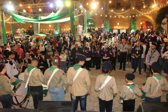 افتتاح مهرجان "صيداوي أح" في خان الإفرنج: 76 جناحاً للحرف والمأكولات الصيداوية  والأنشطة المرافقة تستقطب حركة ناشطة من المدينة وخارجها