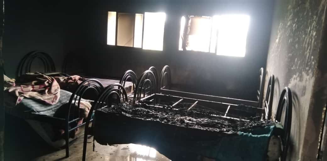 بالصور: حريق بـ " دار للأيتام"  في عكار...