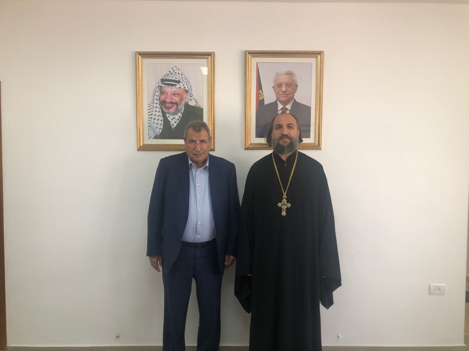 رئيس البعثة الروحية الروسية خلال لقاء "اللجنة الرئاسية العليا لشؤون الكنائس" يثمن دور الرئيس عباس في الحفاظ على الكنائس وأملاكها