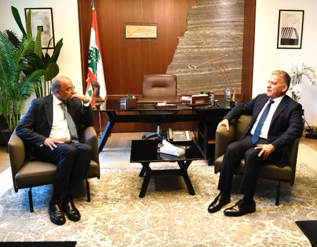 اللواء ابراهيم يجتمع مع ريزا: مخاوف مشتركة من التصعيد المتواصل في جنوب لبنان