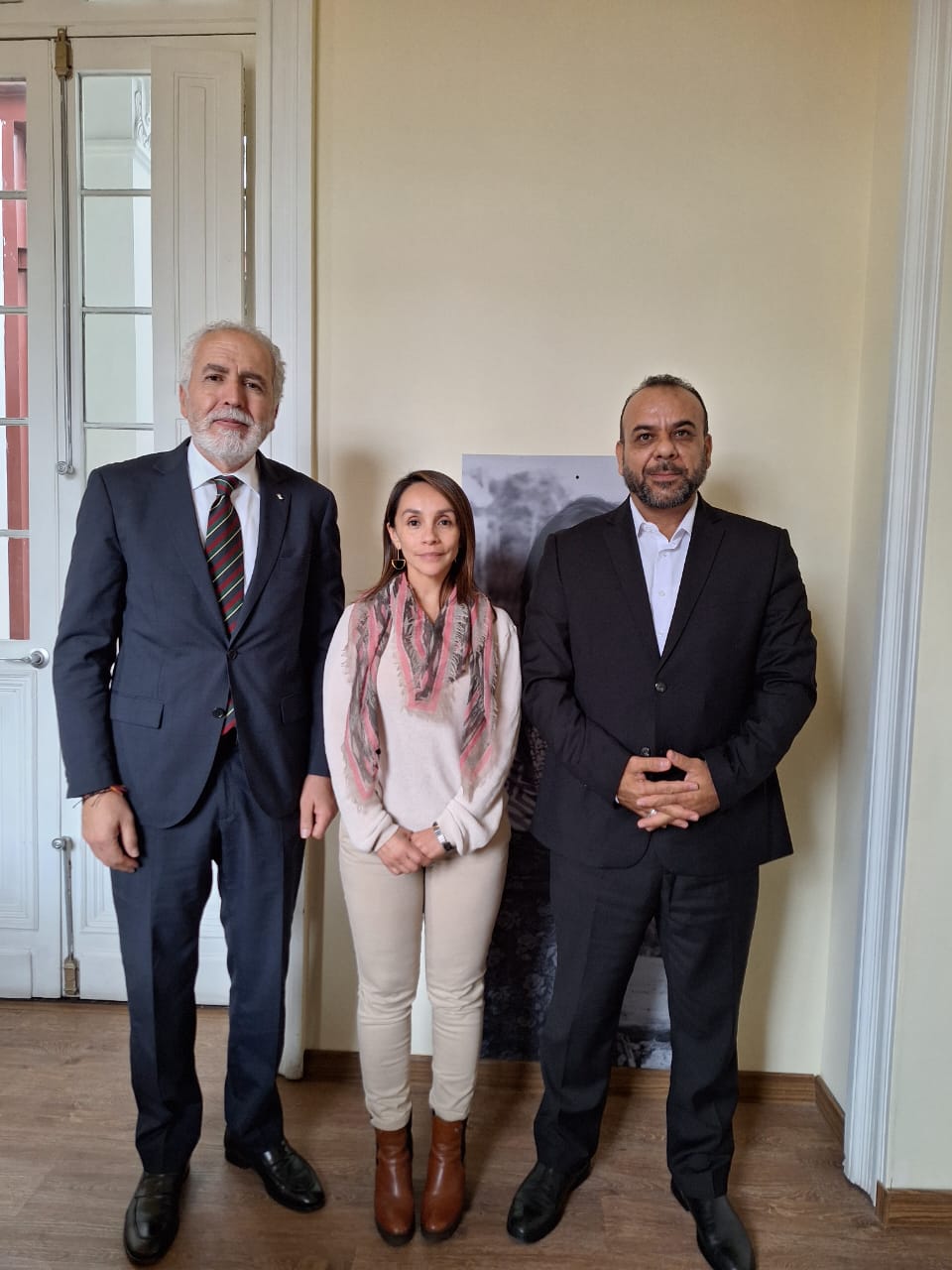 السفير المالكي والسوداني يلتقيان مدير عام العلاقات الخارجية في وزارة الثقاقة الكولومبية وأمسية عن غزة