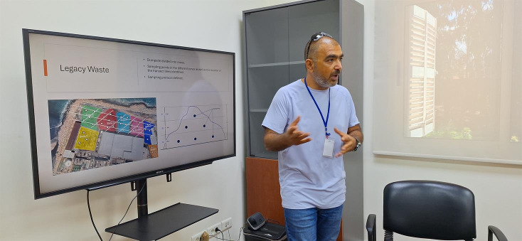 جولة للوزير ياسين ود. بديع واللجنة التشاركية في معمل معالجة النفايات في صيدا "IBC"