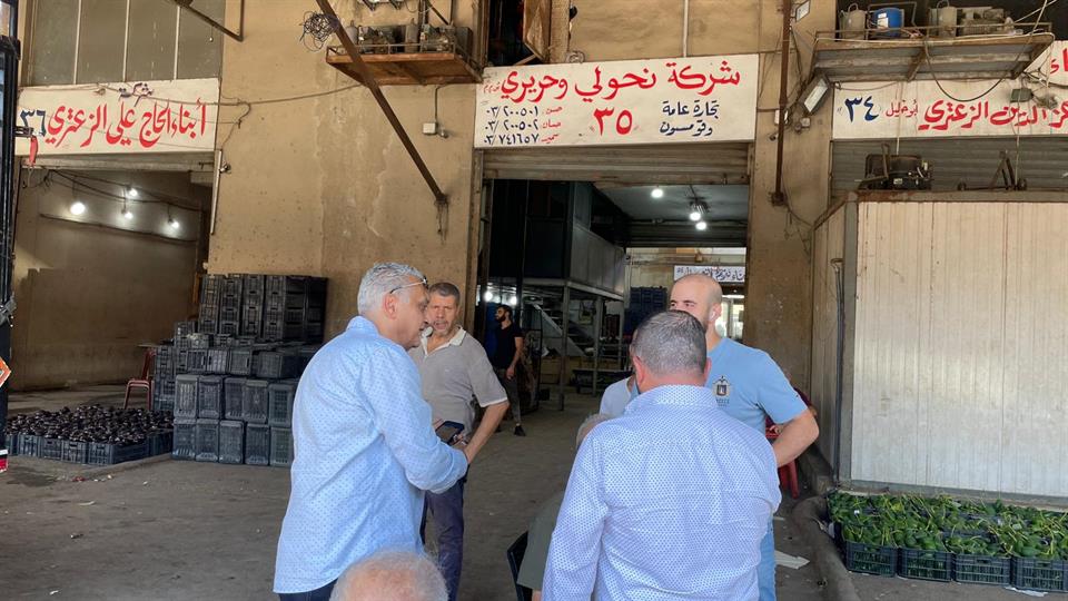 رئيس بلدية صيدا تفقد المدينة الصناعية وحسبة الخضار