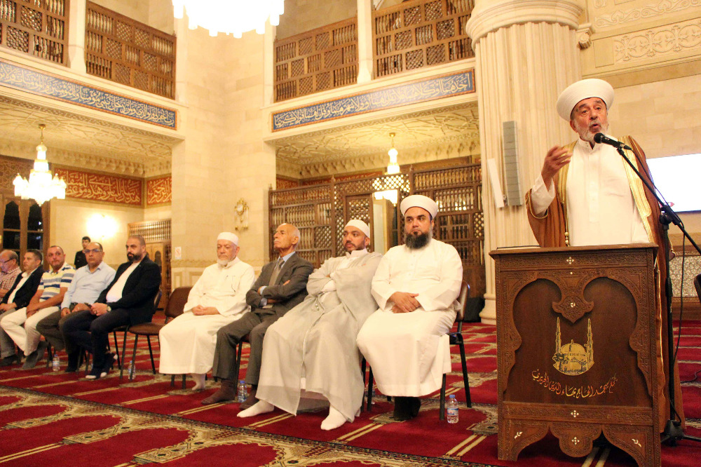 المفتي سوسان رعى احتفالاً لـ"مجمع مسجد الحاج بهاء الدين الحريري" بذكرى المولد النبوي