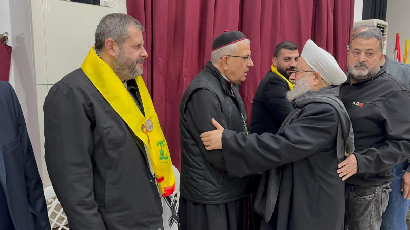 "الحزب" وعائلة الشهيد هادي ضاهر تقبلوا التبريكات بشهادته في صيدا
