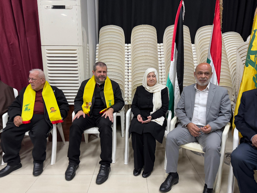 "الحزب" وعائلة الشهيد هادي ضاهر تقبلوا التبريكات بشهادته في صيدا