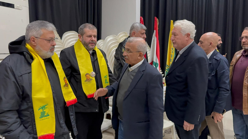 "الحزب" وعائلة الشهيد هادي ضاهر تقبلوا التبريكات بشهادته في صيدا
