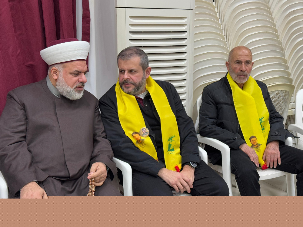 "الحزب" وعائلة الشهيد هادي ضاهر تقبلوا التبريكات بشهادته في صيدا