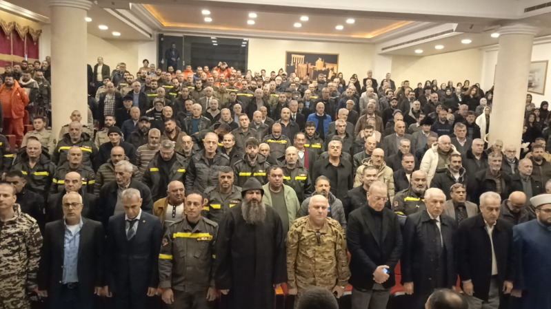 حفل تأبيني لرئيس مركز الدفاع المدني الإقليمي في بعلبك الشهيد بلال رعد