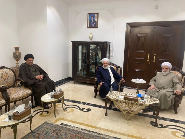 الشيخ حمود يزور رئيس المجلس الأعلى لمؤسسة آل البيت الدولية